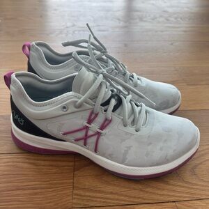 Ryka Dynamic Pro Athletic Sneakers Womens Size 8M Gray Pink Walking Shoes